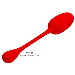 Pretty Love Oeuf Vibrant Knucker 7 x 3.3cm Rouge